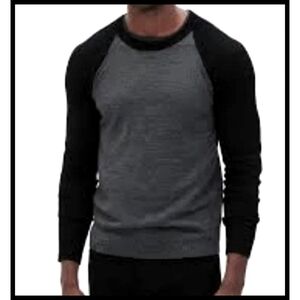 Banana Repubic Italian Yarn By Baruffa Knit Colorblock Sweater Men's Medium